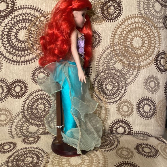 Disney Brass Key Ariel Little Mermaid Porcelain Princess 25th Ann. Edition - Picture 4 of 8